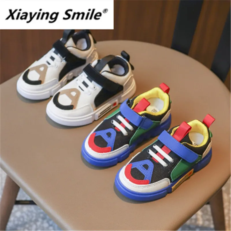 Xiaying Smile/детская обувь; обувь для мальчиков; Новинка; обувь для отдыха; спортивная обувь для девочек; Осенняя обувь для катания на коньках; дышащая обувь для катания на коньках