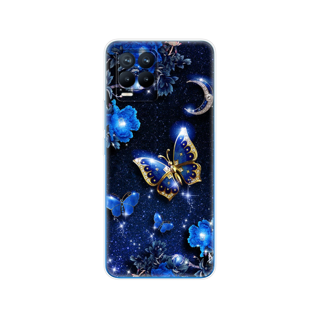 Realme 8 Case 6.4" Soft Silicon TPU Back For Realme 8 Pro OPPO Realme8 4G RMX3085 Phone Cover Coque Capa Funda Bumper Bag