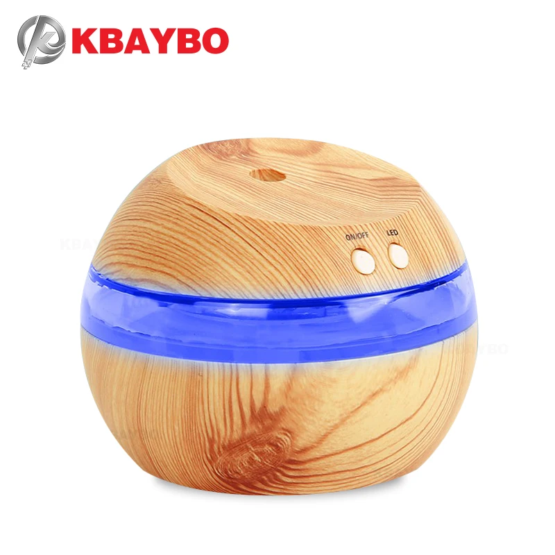 

290ml USB Ultrasonic Humidifier Aroma Diffuser Essential Oil Diffuser Aromatherapy mist maker with Blue LED Light