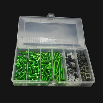 

Universal Motorcycle Full Fairing Screws Kit Body moto cover Bolts Nuts FOR kawasaki ninja zx6r 2008 bmw s1000rr aprilia rs 125