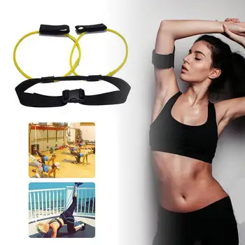 

Fitness Vrouwen Booty Butt Band Weerstand Bands Verstelbare Taille Riem Pedaal Sporter Voor Glutes Spier Workout Gratis Tas