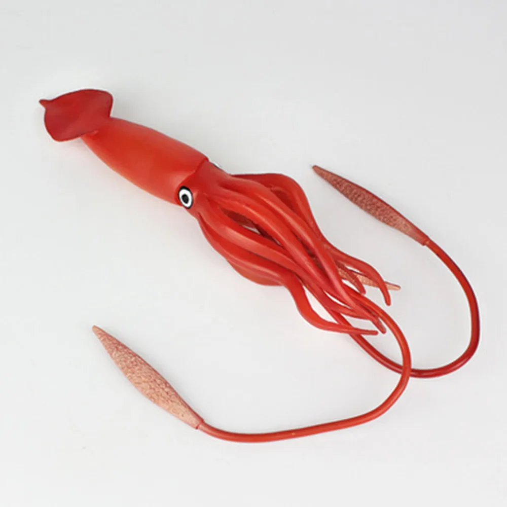 

Large Squid Inkfish Model Ocean Animal Lifelike Figure Collector Decor Toy Gift
