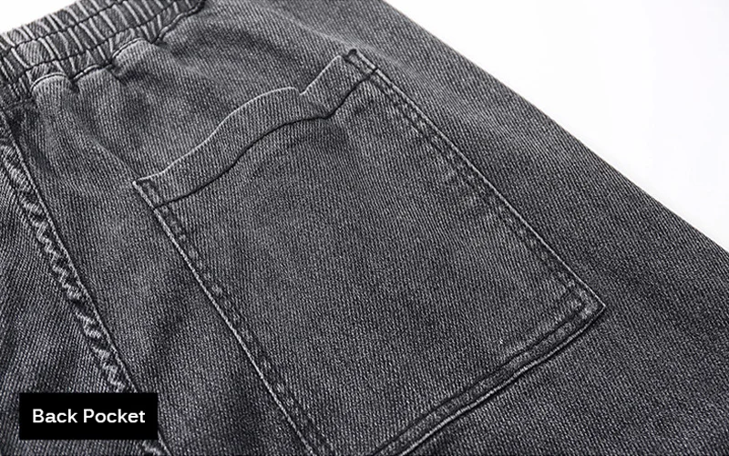 Уличной моды Для мужчин джинсы Высокое качество Серый свободный покрой с большими карманами; штаны-карго из денима брюки Hombre шаровары в