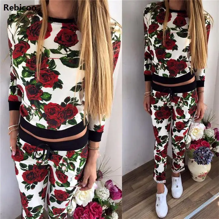 cute two piece sets Summer Green Chiffon Printed 3 Piece Sets Women Plus Size Vest+cardigan+cropped Pants Suits Elegant Korean Womens Sets Femme white co ord set