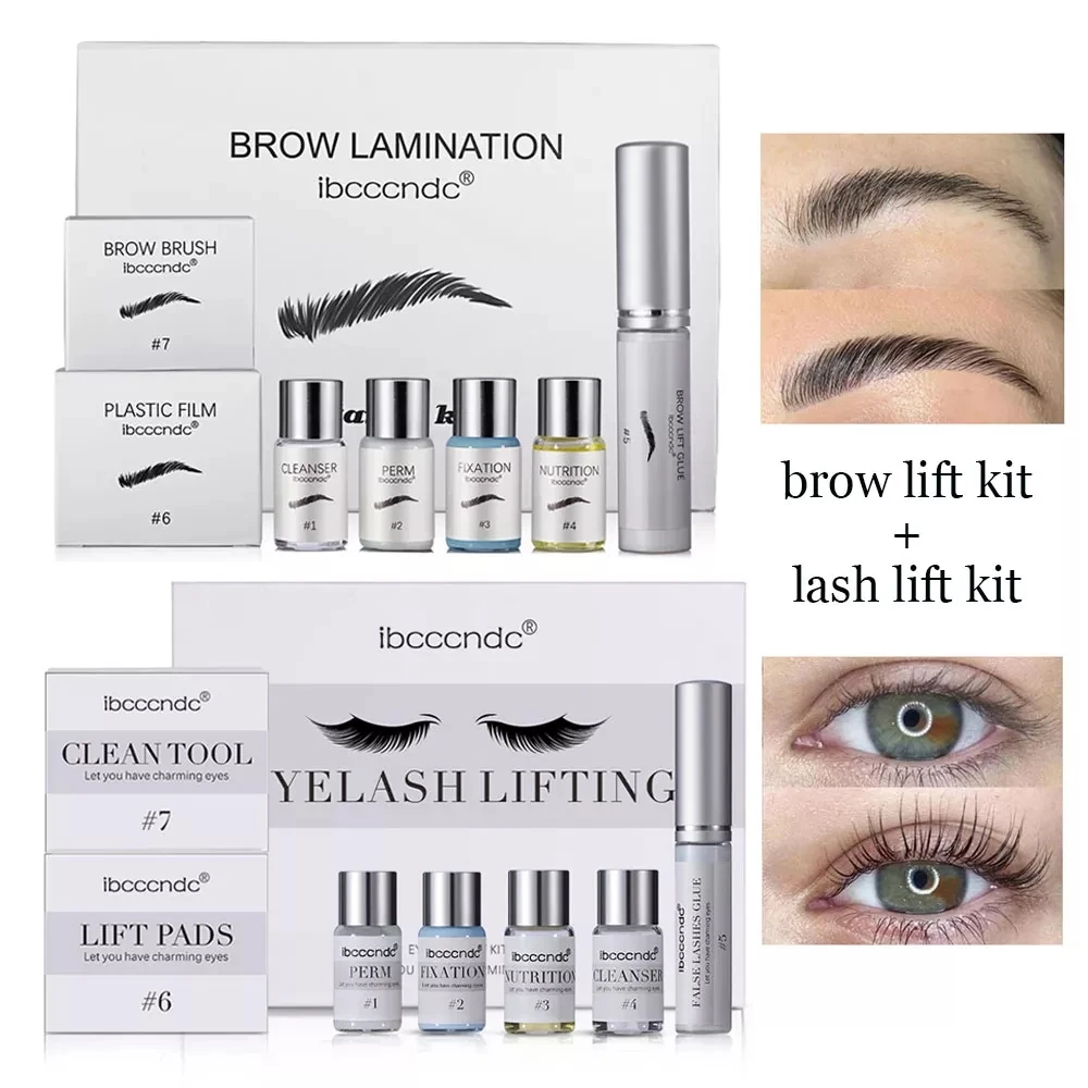 Professional Lash And Brow Lamination Kit Supplies With Brush Eyebrow