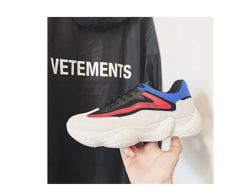 Men's Casual Shoes Solid Colour All-match Leisure Sneakers Men Trendy High Quality White Deodorant Footwear Chic V11-15