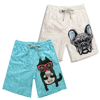 

Men Shorts Men's Beach Pants Men's Quick-Dry Pants Waterproof Men's Surfing Pants Hawaii Pants Men's Animal Printed Beach Pants