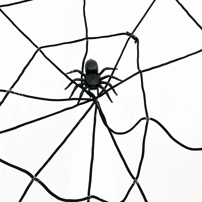 Большой эластичный паук веб Хэллоуин cobweb-террор вечерние украшения бар дом с привидениями Хэллоуин Пауки веб Хэллоуин Декор
