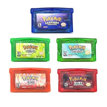 

PokeSeries 32 Bit Video Game Cartridge Concole Card for Nintendo GBA Series Consoles English Language