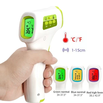 

10pcs/lot Digital Infrared Temperature Measurement Adult Kids Body Forehead NonContact Thermometer Gun temperature Measure Tool