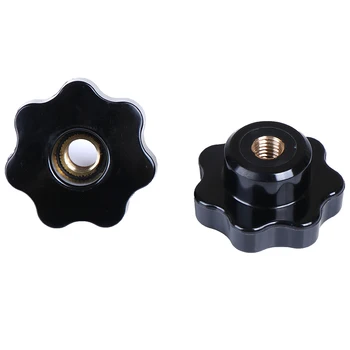 

1PCS M5/M6/M8/M10/M12 Female Thread Star Shaped Head Clamping Nuts Knob Clamping Copper Core Knob