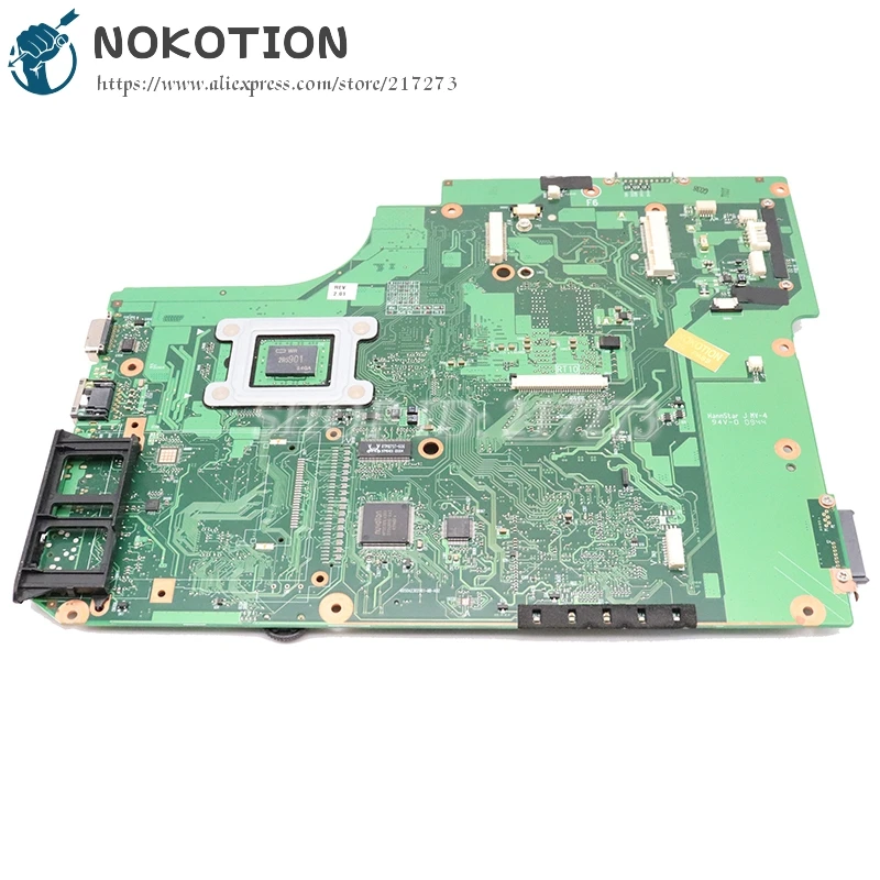 NOKOTION V000185070 6050A2302901-MB-A02 MAIN BOARD for Toshiba Satellite L505 Laptop motherboard GM45 DDR2 free cpu