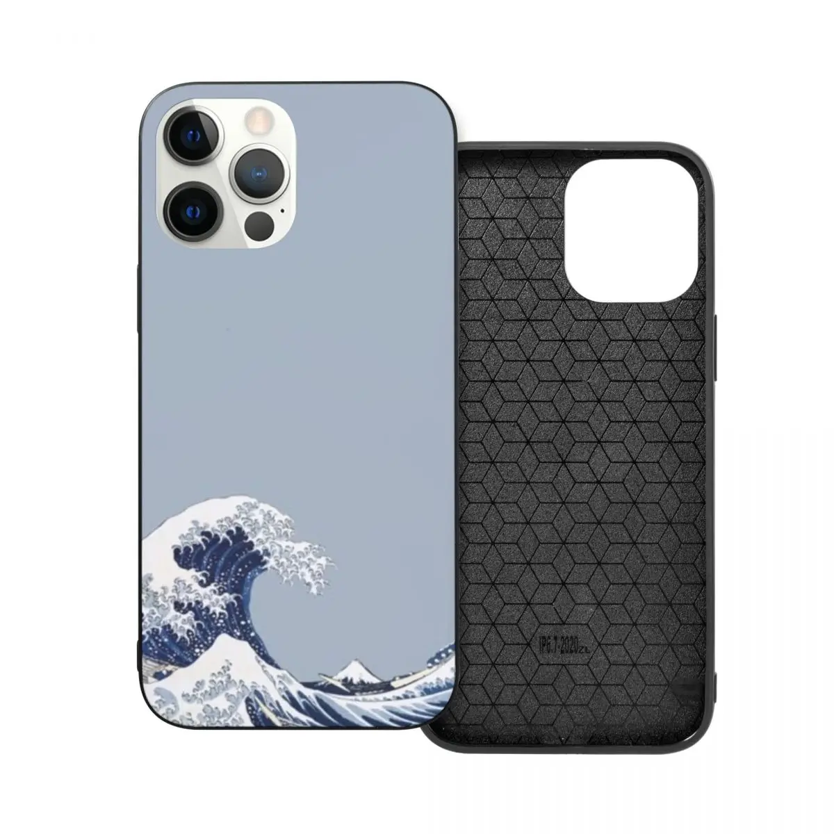 Great Wave PC Glass TPU Phone Case for iPhone 13 12 11 Xs Xr X Pro Max Mini 7 8 Se2 Plus 6 6S | Мобильные телефоны и