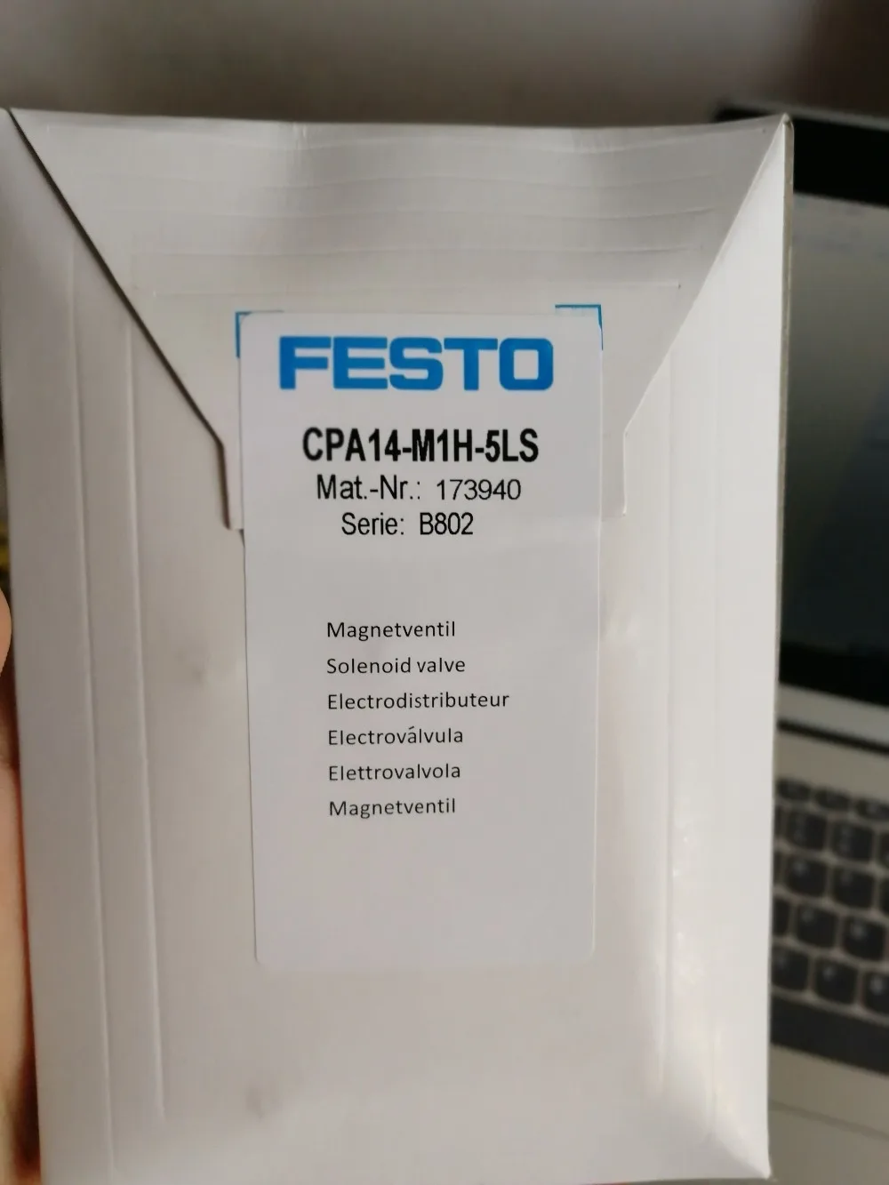 

Free shipping 100% new high quality FESTO original authentic battery valve CPA14-M1H-5LS order number 173940