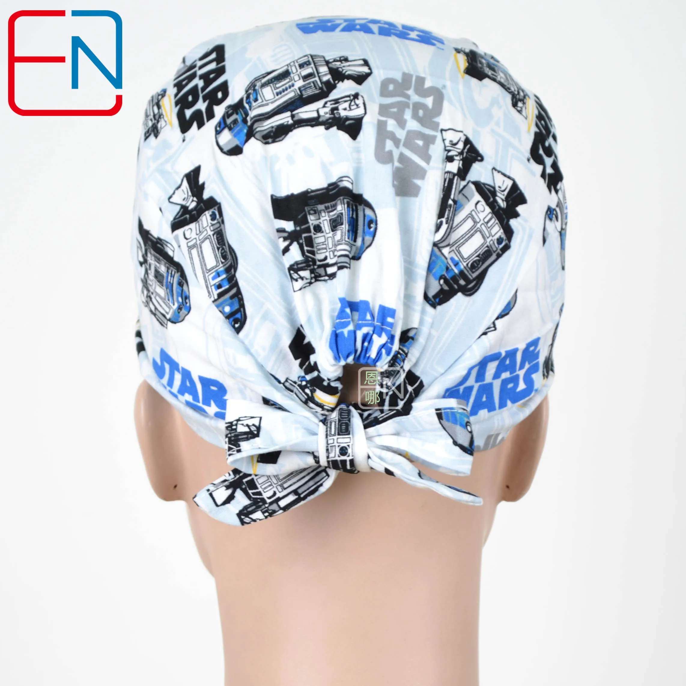 New Surgical Caps Medical Newly Surgical Scrub Caps Mask For Men Women With Sweatband Cotton Medical Caps Printed Unisex