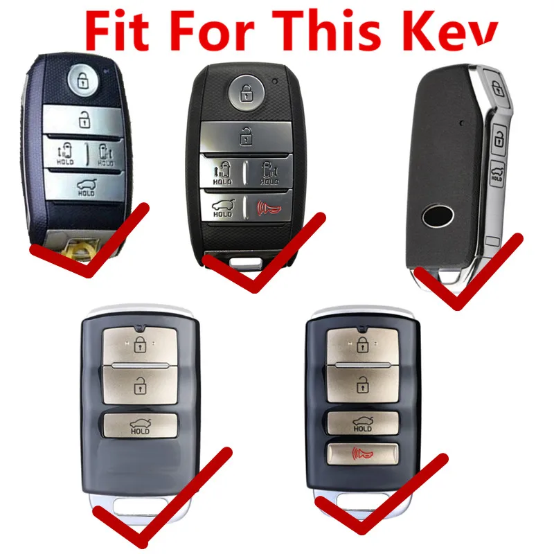 Genuine Leather Key Case Remote Key Cover for Kia K3/Rio/Ceed/Cerato/Optima/K5/Sportage/Sorento/K2/Soul/Sedona/Carnival/K4 L17