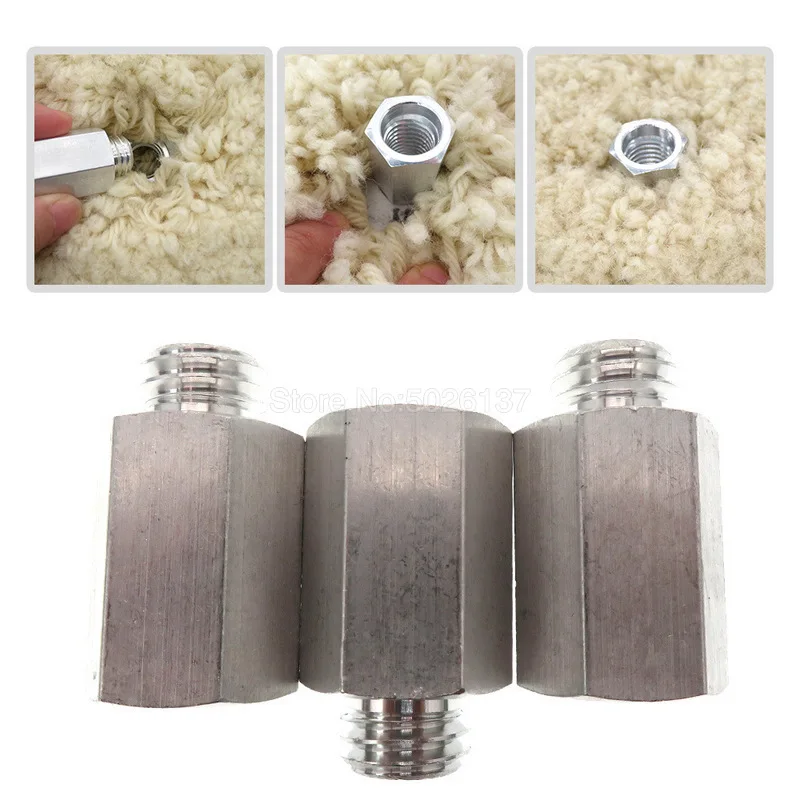 1Pcs 5/8-11 Wool Ball Adapter Angle Grinder Polishing Machine Interface  Connector Converter Connecting Rod Power Screw Polisher - AliExpress