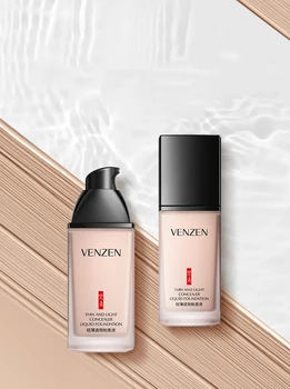 

professional women face cosmetics long-lasting easy wear waterproof cream foundation beauty matte brightening 2 colors concealer