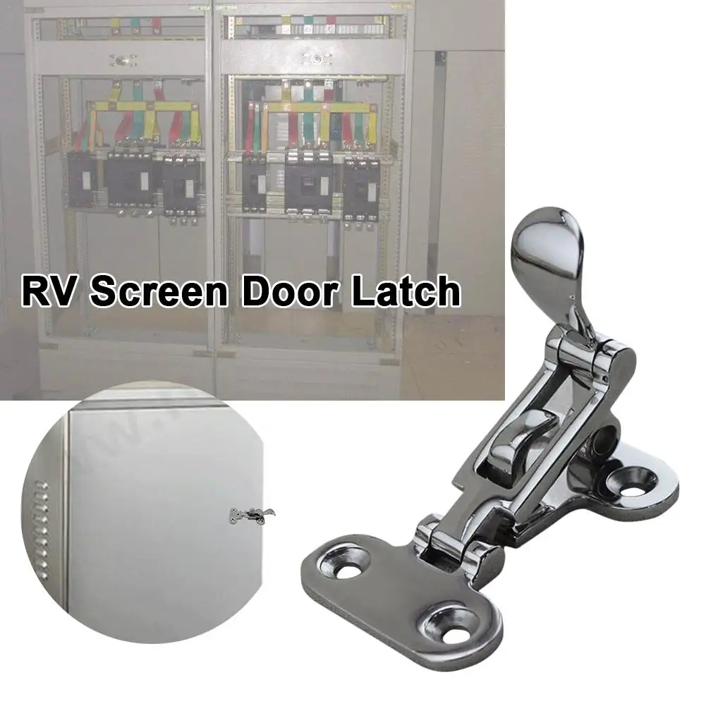 RV Yacht Accessories Gantry Buckle 316 Stainless Steel Door Distribution Box Buckle Mirror Marine Hatch Buckle Screen Door Latch
