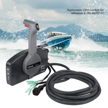 

Outboard Remote Control Manipulation Box Assy for Yamaha Outboard Motor Boat Engine 703-48207-17 703-48207-1B-10