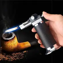 Кухонный пистолет-распылитфонарь, зажигалка Jet Turbo, уличная зажигалка с двойным пламенем для выпечки, барбекю, ветрозащитная Бутановая газовая зажигалка для кемпинга, сигар Кухонный пистолет-распылитфонарь, зажигалка Jet Turbo, уличная зажигалка с двойным пламенем для выпечки, барбекю, ветрозащитная Бутановая газовая зажигалка для кемпинга, сигар