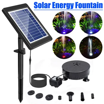 Solar Power Drijvende Fontein Waterpomp Borstelloze Motor Solar Fontein Voor Tuin Zwembad Tuin Solar Decoratieve Fontein