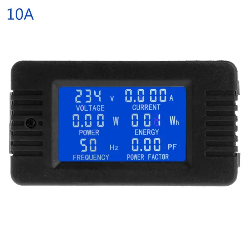 6в1 цифровой AC 80~ 260 в power Energy Monitor напряжение тока кВтч Ватт метр 100А инструменты и устройства - Цвет: 10A