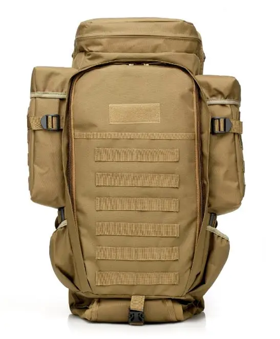Khaki 60л, для спорта на открытом воздухе, Походов, Кемпинга, водонепроницаемые военные рюкзаки, рюкзак, тактическая сумка, треккинг, скалолазание, рюкзак - Цвет: Khaki