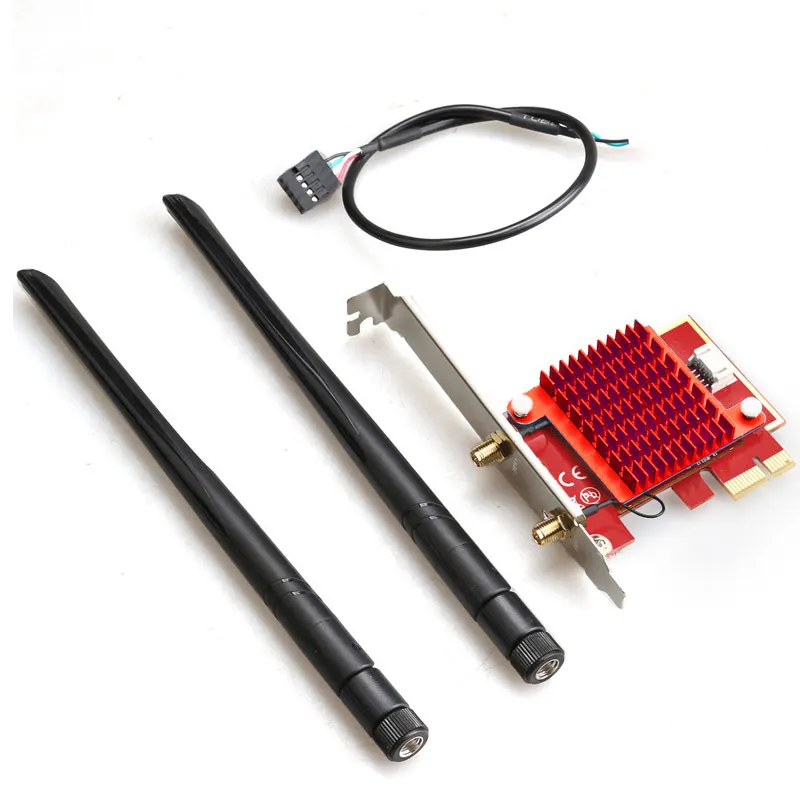 WIFI6 Game PCI-E Wireless Gigabit Network Card 3000Mbps AX200 USB5.0 dual band 2.4g/5g 10/100/1000Mbps Network wifi Adapter LAN