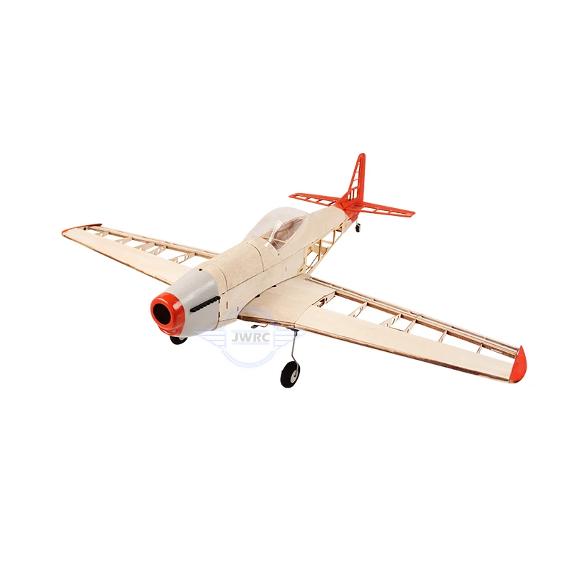 P 51 Mustang Air модель Balsa Wood Aircraft покрытая древесиной времен Второй мировой войны США