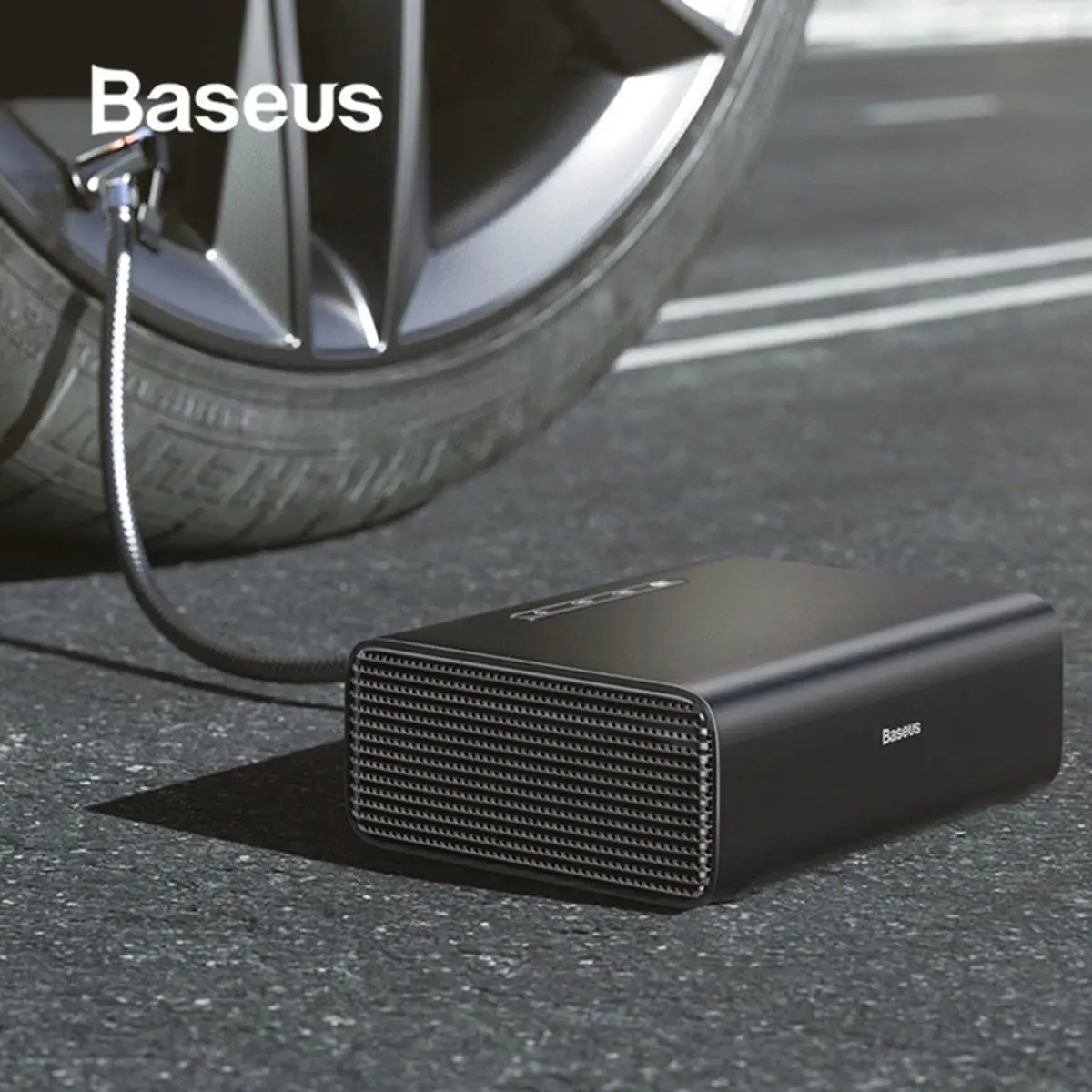 

Baseus 12V Intelligent Car Air Compressor Tire Inflatable Air Compressor Pump Portable Auto Mini Electric Car Air Tyre Inflator