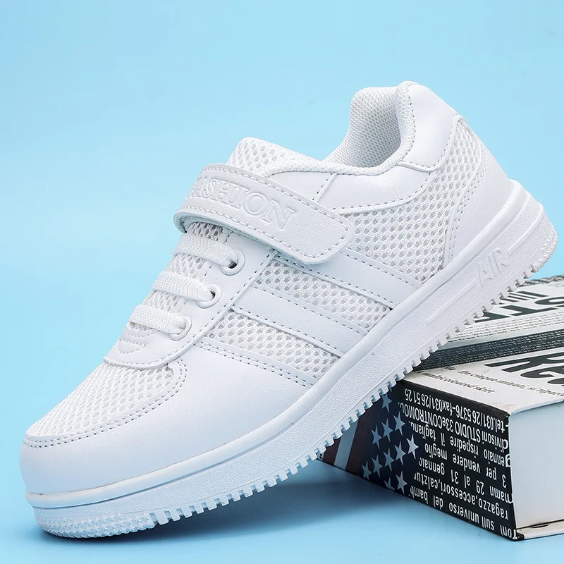 

BOY'S Shoes 12-Year-Old White Shoes 10 Big Boy biao yan xie White 8 Young STUDENT'S 6 Hip-hop Shoes Men's Children Sports Shoes