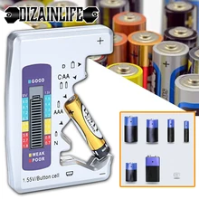 Cyfrowy Tester baterii wyświetlacz LCD C D N AA AAA 9V 1.5V bateria telefonu guzik pojemność sprawdź detektor pojemność narzędzie diagnostyczne