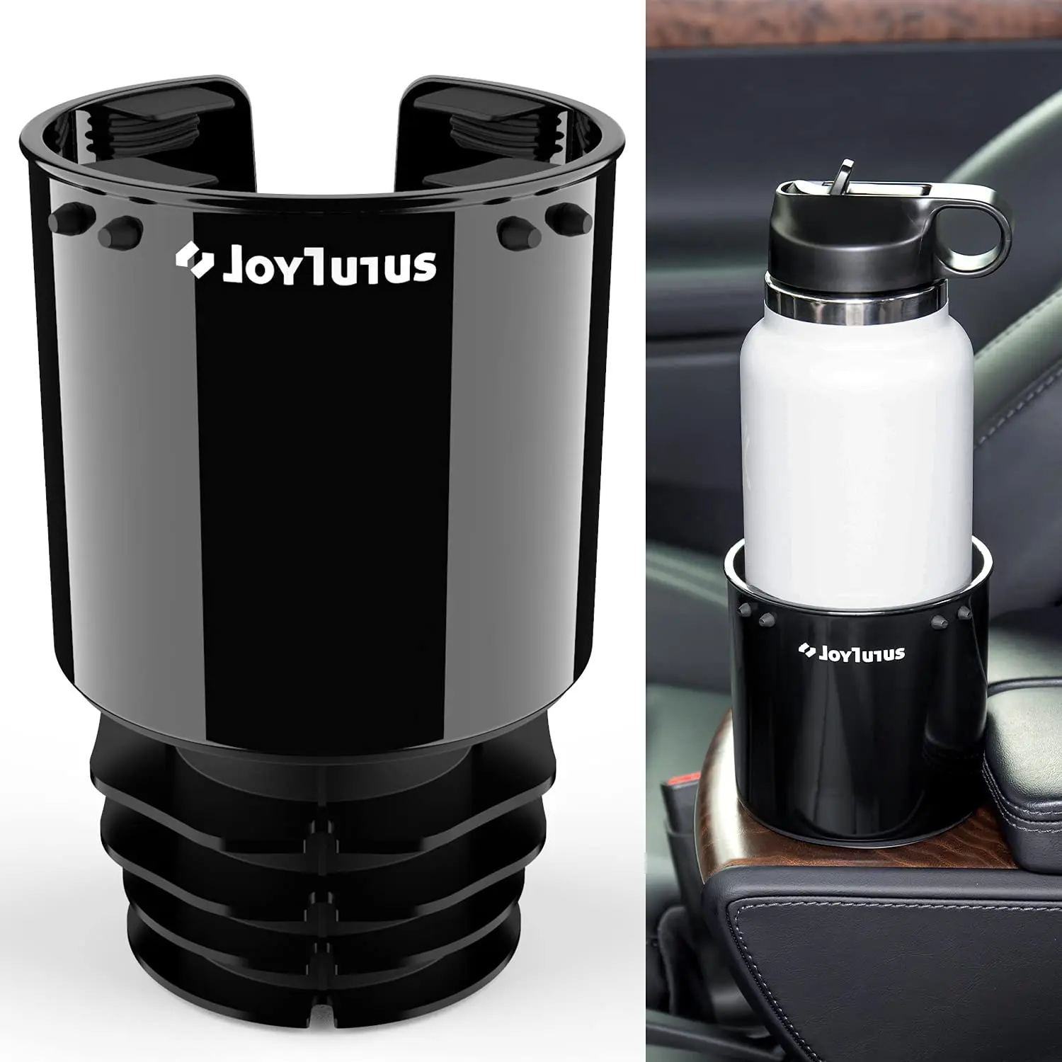 Black Universal Car Truck Fixed At The Air Outlet Plastic Cup Holder Bottle Holder for Water Cup Coffe Tumbler Drink Bottle 