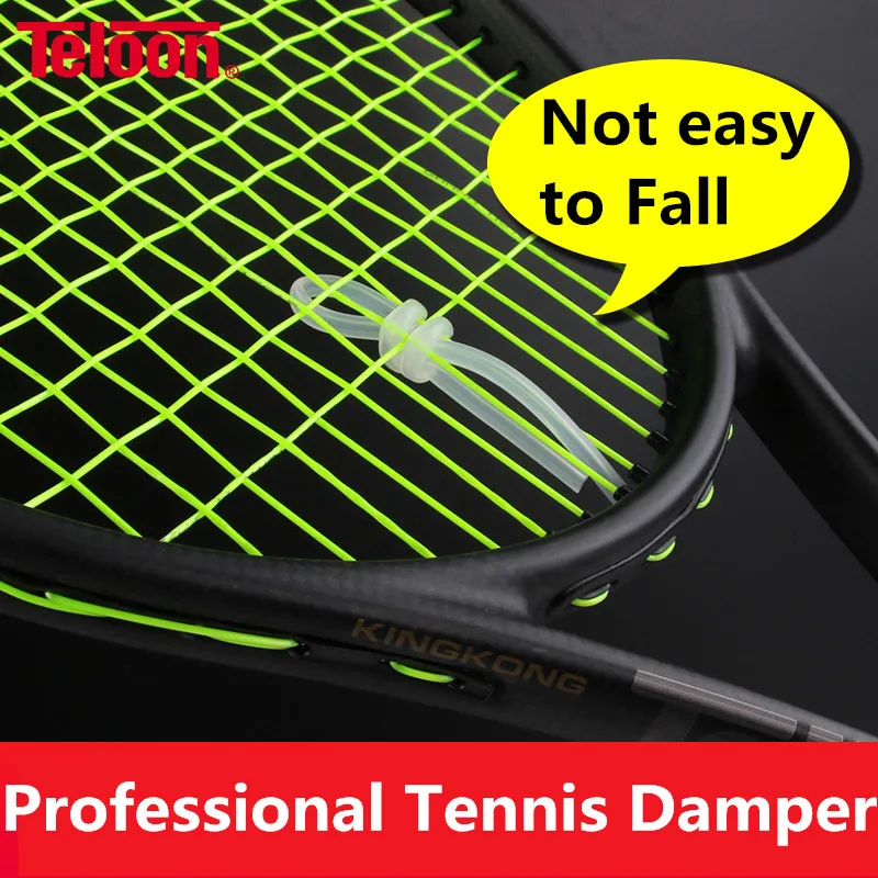 TeloonTennisRacketProfessionalDamperKnotsRubberShockAbsorbertoReducetenisRacquet