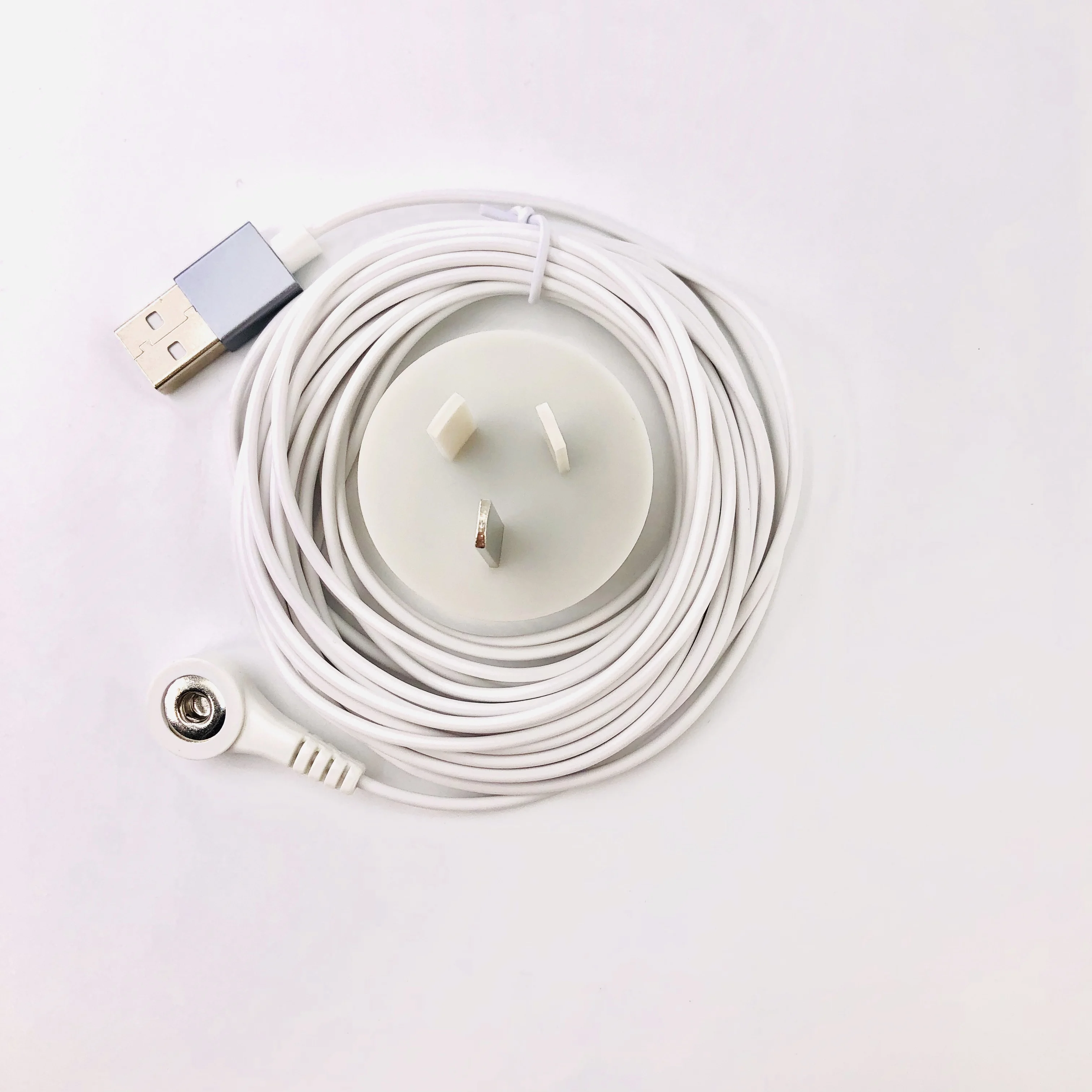 Earthing AU Socket USB grounding cord earthing mat earthing socket plug earthing wristband earthing cable for earthing desk mat /mouse pad / earthing pillow case sheet