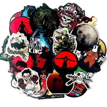 

100pcs/Pack Cartoons Anime ONE PIECE Stickers Waterproof Suitcase Motorcycle Guitar Water Bottle Cool Graffiti Sticker Kids Toys
