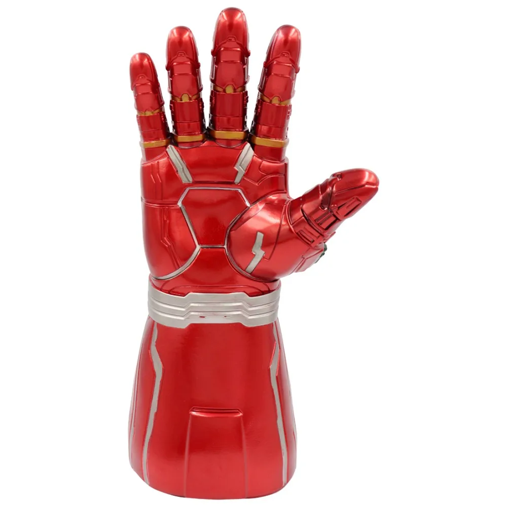 Новинка, Мстители, эндшпиль, супергерой Marvel, Тони Старк, для косплея Железного человека, перчатки на руку, бесконечность, рукавица, правая рука, танос, светодиодный, игрушечные перчатки