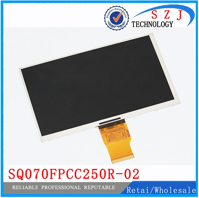 Новый 7 ''дюймовый экран ЖК-дисплей дисплей SQ070FPCC250R-02 Разрешение 1024*600 для Changhong