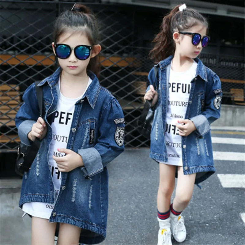 Джинсовая куртка для маленьких девочек джинсовые куртки с блестками винтажные