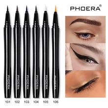 Color Eyeliner Long-lasting Waterproof Eye Makeup Liquid Eyeliner Pen Fine Head Eye Liner Pencil Black White Cosmetic Tool TSLM2