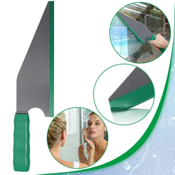 

Rubber Squeegee Car Window Glass Cleaning Wrapping Scraper Plastic Handle Tint Water Ice Removal Wiper Household Hand Tool
