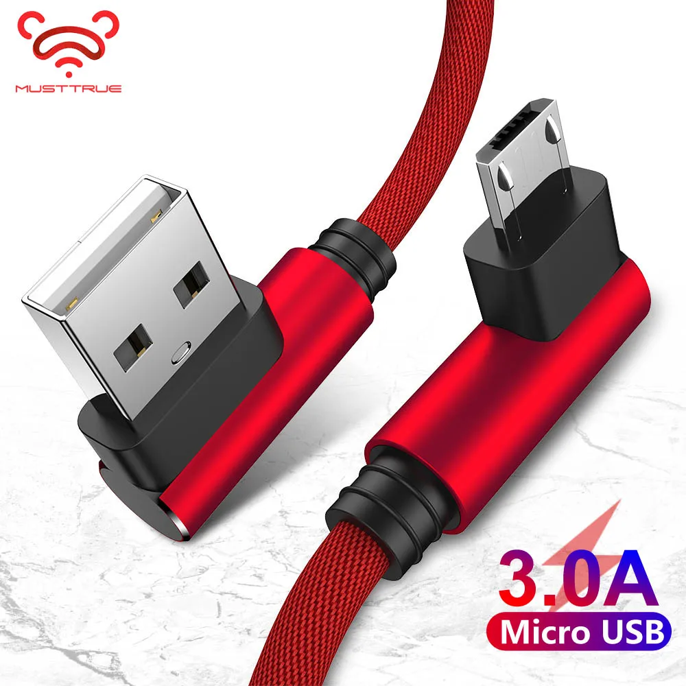 MUSTTRUE mi cro USB кабель для быстрой зарядки USB кабели для Xiaomi mi x huawei samsung Phone mi crousb кабель для передачи данных USB mi crocable