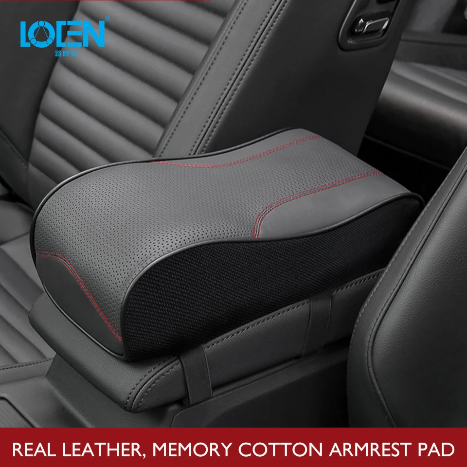 AUTO ACCESSORIES CAR Center Armrest Console Box Leather Soft Cushion Pad Cover