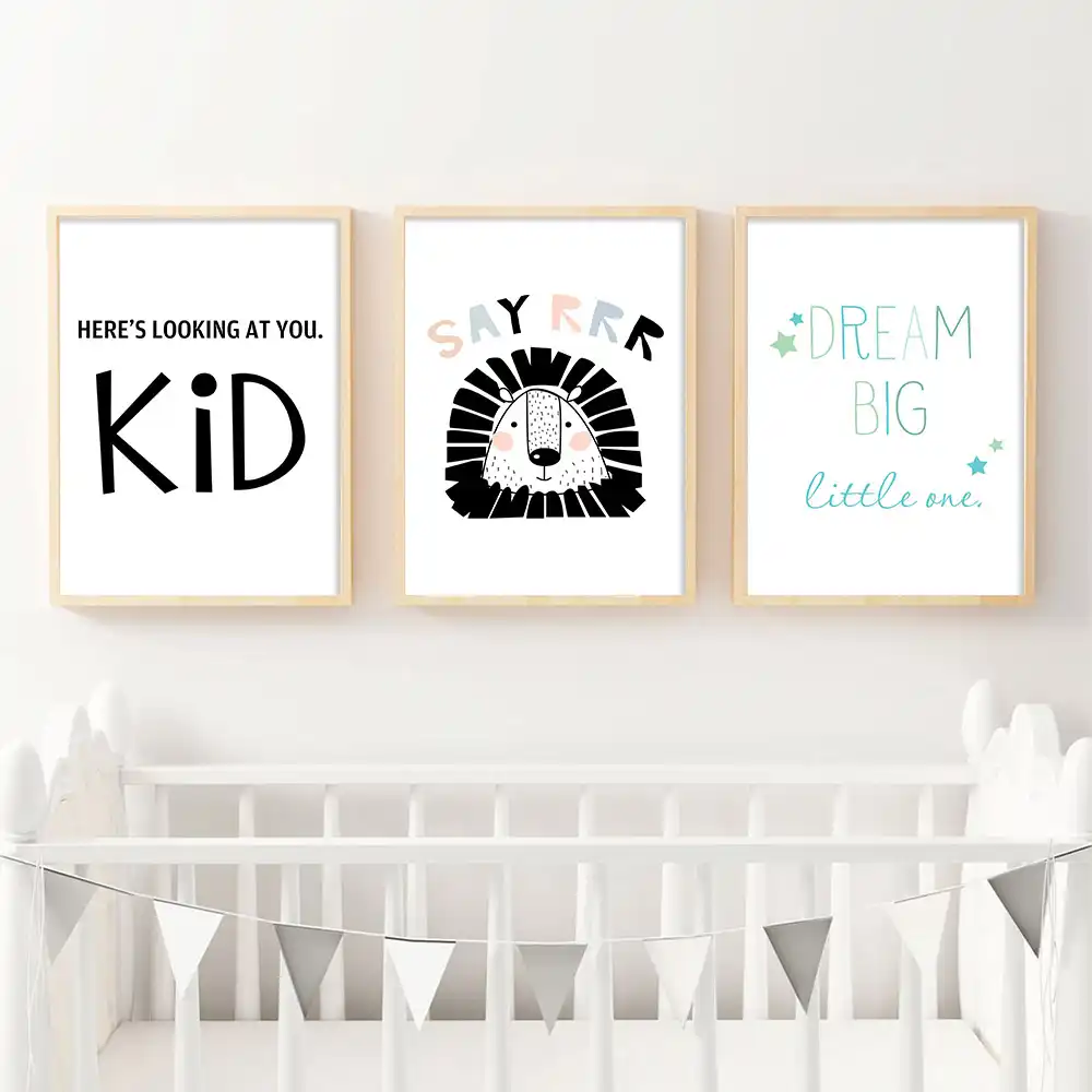 lion wall art nursery