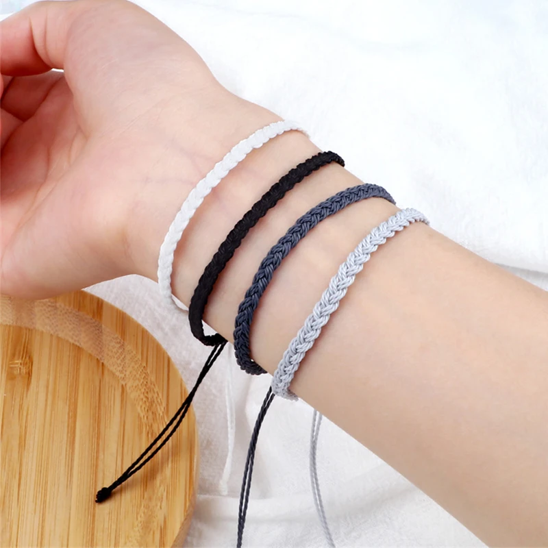 Set 16 Bracciali Boho Spiaggia Fattti A Mano – Cavigliere E Bracciali Intrecciati Regolabili