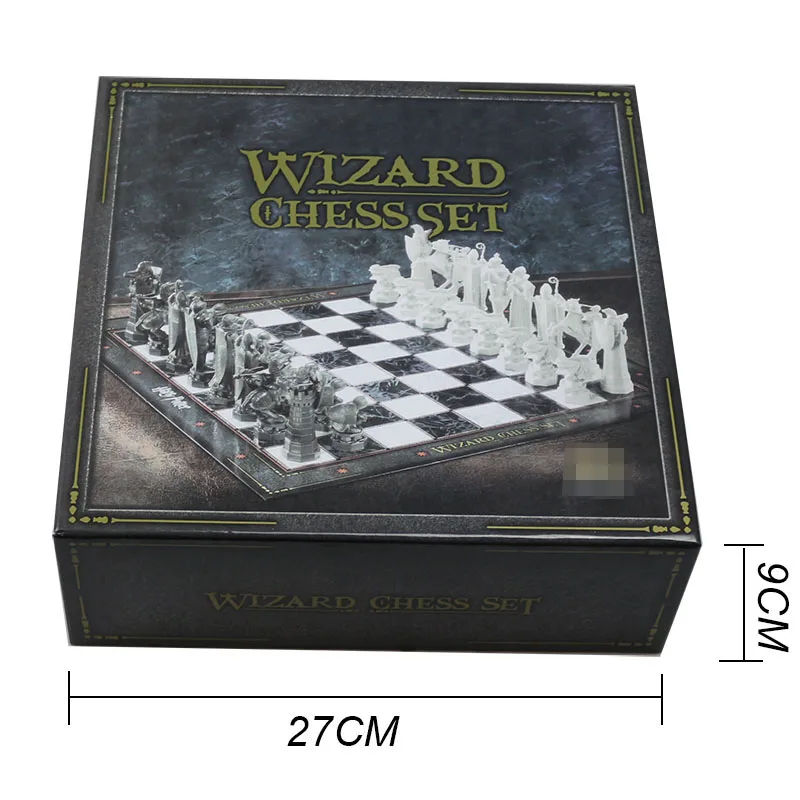 Checkers Harii Potter Wizard Chess Set Board Game Soldier Model Bags Boxed Edition Portable Family