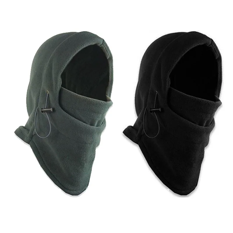 

Winter Outdoor Warm Fleece Innocent Bonnet Hat Men's Hooded Neck Warm Balaclava Mask Outdoor Riding Hat Warm and Windproof