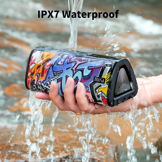 mifa A10+ Portable bluetooth speaker 360° Stereo Sound 20W  IPX7 waterproof wireless bluetooth 5.0 speaker 24-Hour Play time 3
