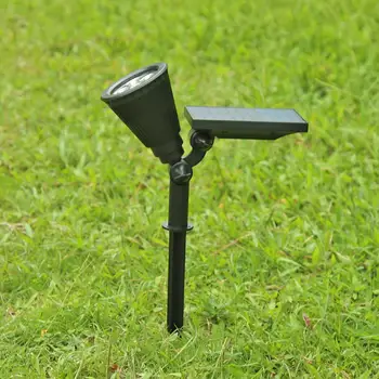 

4LED 3.7V/2200MAH Garden Solar Light Outdoor IP65 Waterproof Landscape Lawn Lamp for Garden Decor 200*150*85mm